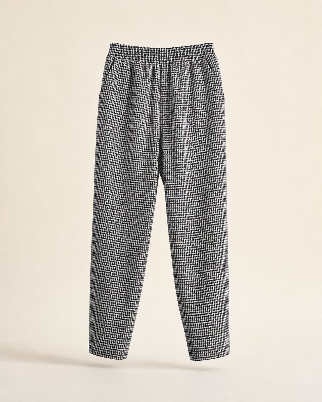 Houndstooth chef trousers
